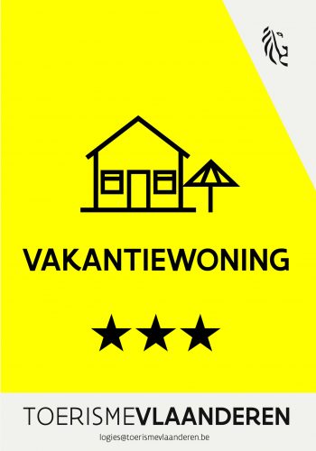 vakantiewoning erkenningsschild_3 sterren